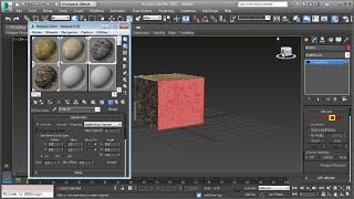 3Ds Max How To Apply Material To Face [upl. by Ahseenyt]