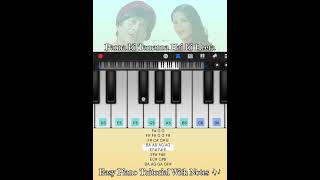 Panna Ki Tamanna Hai Ki Heera  Easy piano Tutorial With Notes 🎶  shorts [upl. by Iek371]