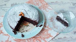 Gâteau italien au chocolat et aux amandes torta caprese [upl. by Trakas]