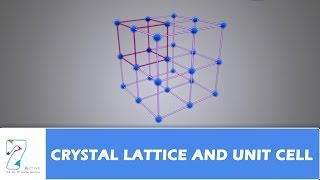 CRYSTAL LATTICE AND UNIT CELL [upl. by Aztiley]