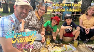 Asia Street Food Festival Adelaide Vlog I Bormann Family Vlog [upl. by Aikehs633]