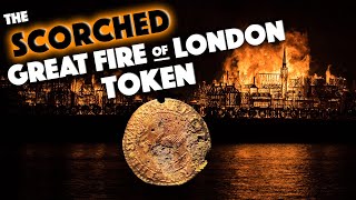 The SCORCHED Great Fire of London token FOUND Mudlarking The Thames Foreshore [upl. by Haynor]