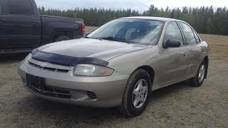 2004 Chevrolet Cavalier Start Up Exterior Interior amp Full Review [upl. by Analat]