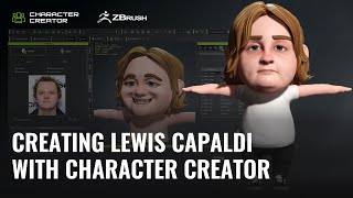 Creating Lewis Capaldi with Character Creator Headshot for TikTok  PART 1 [upl. by Mohorva]