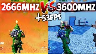 2666mhz vs 3600mhz  hay diferencia 🔥 [upl. by Suinotna]