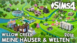 Alle meine Die Sims 4 Häuser in der Welt Willow Creek in 2018 [upl. by Remmer]