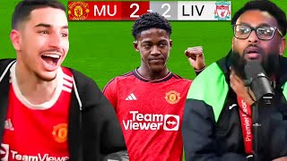 Kobbie Mainoo WOW United 22 Liverpool Reaction [upl. by Savior]