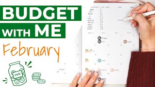 Budget with me  2024 February Budget Setup ft Budget Planner PRO [upl. by Aseuqram939]