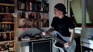 The Distillers  Die on a Rope  Bass cover [upl. by Ybeloc]