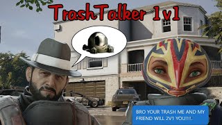 1v1 Against TrashTalker RAGE  Rainbow Six Siege [upl. by Alejandrina788]