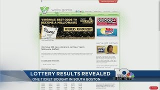 Winning numbers drawn in Virginia’s New Year’s Millionaire Raffle [upl. by Coleville]