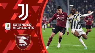 Juventus vs Salernitana Extended Highlights  Coppa Italia  CBS Sports Golazo [upl. by Brindle51]