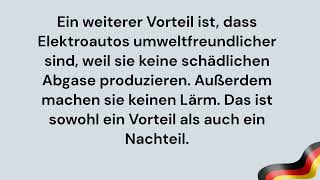 sprechen Elektroautos – Verkehrsmittel der näheren Zukunft [upl. by Arda]