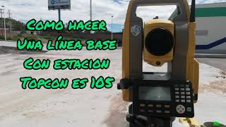 TOPCON OS 105 TUTORIAL BASICO [upl. by Syned617]