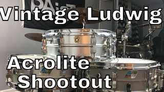 Vintage Ludwig Acrolite Shootout [upl. by Akimyt]