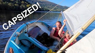 SAILING Thrills Lake District Ullswater  Capsize BEACH LANDINGS and Close Calls Part 3 Ep 15 [upl. by Laurin]