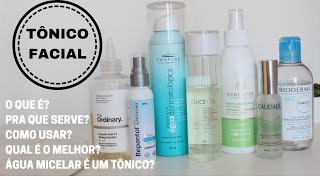 O que é tônico facial Pra que serve Como usar Como escolher [upl. by Sharl]