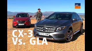 Mazda CX3 Vs MercedesBenz GLA  Comparativa SUV  AutoScout24 [upl. by Gae]