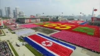 North Korea 2013 Parade  65th State Anniversary [upl. by Sydney715]