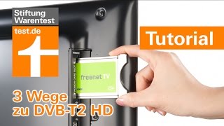 Tutorial DVBT2 HD Empfang  so gehts [upl. by Eselahs]