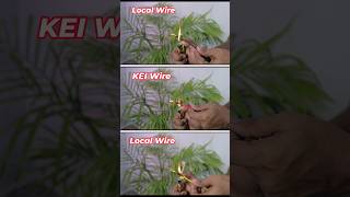 Branded Wire VS Local Wire⁉️ experiment [upl. by Bilek]