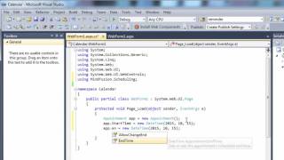 Scheduler for WebForms Basic Steps to Create and Customize a Calendar [upl. by Immat]