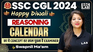 SSC CGL 2024  Calender  Calender Reasoning Tricks  By Swapnil Maam [upl. by Ahtnicaj]