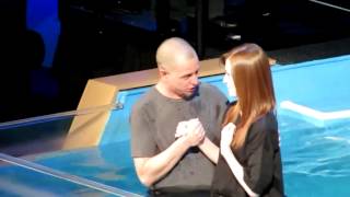 Baptism by total immersion in Willow Creek church 03 [upl. by Sproul]