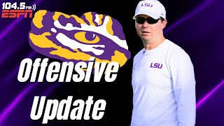 FULL PRESS CONFERENCE LSU OC Joe Sloan Talks WR Rotation  Garrett Nussmeiers Improvement [upl. by Yemac495]