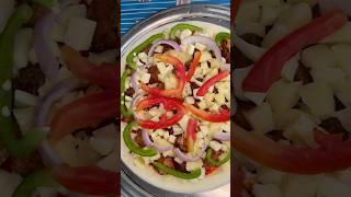 Without Oven Pizza Bnaya  Cooking Challenge Day 2 shorts msmvlogs dumhybhae saeedmirani food [upl. by Rosette]