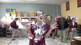 Mrs Garippas Pie Throwing Challenge [upl. by Corrinne]