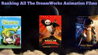 Ranking All The DreamWorks Animation Films [upl. by Areemas]