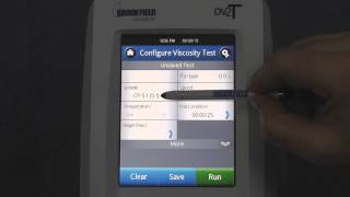 Quick Start Viscosity Test on the Brookfield DV2T Viscometer and DV3T Rheometer [upl. by Ellertnom]