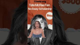 Tate McRae Fan NoEssay Scholarship is out now 👀 tatemcrae thekidlaroi thekidlaroitypebeat tate [upl. by Nwahsav529]