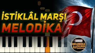 İstiklâl Marşı Melodika Notaları Melodika ile Çalınan Şarkılar 10 [upl. by Nerb206]