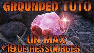 TUTO  GUIDE  GROUNDED 19 TROUVER UN MAX DE RESSOURCES  ÉCLAT DE QUARTZITE amp MARBRE SUPRÊME [upl. by Tania]