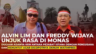 ALVIN LIM DAN FREDDY WIJAYA UNJUK RASA DI MONAS [upl. by Natsrik351]