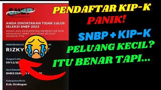 Waduh‼️Daftar SNBP Dengan KIP KULIAH Menurunkan Peluang Lolos Ini Sejarahnya [upl. by Dietz]