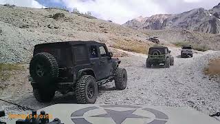 Imogene Pass from Tomboy Townsite towards the Summit on 81123 [upl. by Ynetsed]