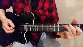 Godin A6 Ultra Hybrid Guitar with Seymour Duncan PRail Demo [upl. by Idnahr]