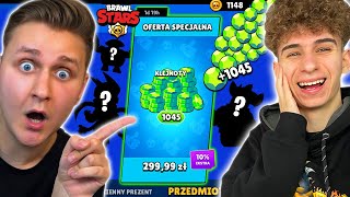 DAMIAN DECYDUJE na co MAM WYDAĆ 1100 GEMÓW w BRAWL STARS🤑 straciłem 300zł [upl. by Corsetti]