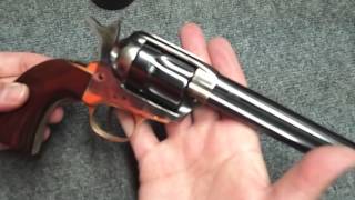 Uberti Cattleman 22lr single action revolver  A detailed look at this italian beauty [upl. by Noyad]