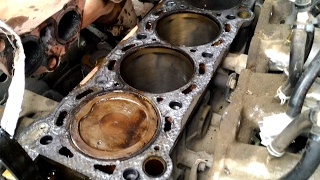 3rzfe CYLINDER HEAD GASKET and OIL SEAL FOR VALVE STEM change [upl. by Ydnik289]