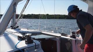 Neil Pryde Sails Int Furling Mainsail Part Four OnTheWater [upl. by Hewes]