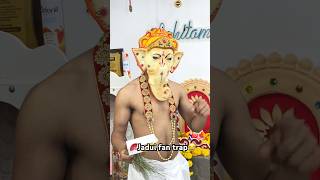 Jadui fan🪭 trap 🤣 ganeshchaturthi ganpatibappamorya गणेशचतुर्थी2024 hindufestival [upl. by Naujik]