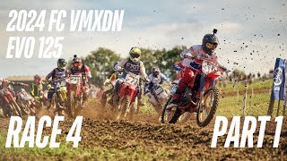 Farleigh Castle VMXdN 2024 EVO 125 Race 4 GOPRO 360 [upl. by Kassel]