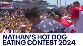 Nathans Hot Dog Eating Contest 2024 What to know [upl. by Borek]