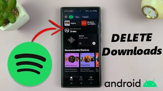 How To Remove Delete ALL Spotify Downloads On Android [upl. by Aihsat601]