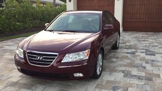 2009 Hyundai Sonata Limited V6 Review and Test Drive by Bill Auto Europa Naples [upl. by Antonin]