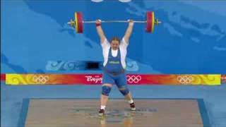 Womens Weightlifting  75KG  Beijing 2008 Summer Olympic Games [upl. by Esyned]